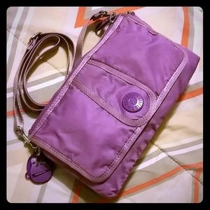 Authentic Kipling Inzai Purple Crossbody bag