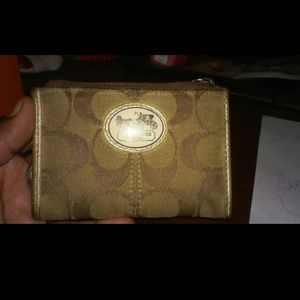 2 piece matching set Coach wallet and purse