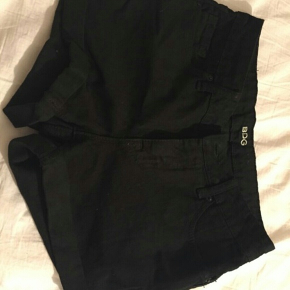 Black high waisted  shorts