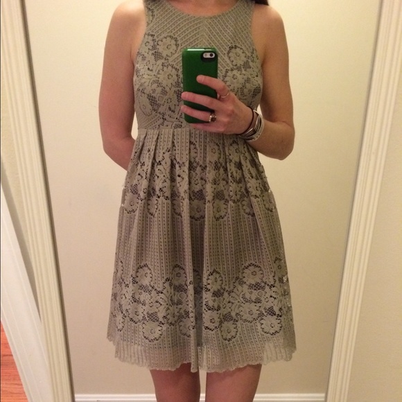 SOLD Free People Gray Dress with sexy open back. - Picture 3 of 4