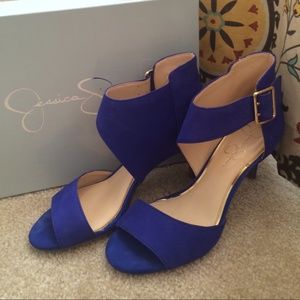 Beautiful Blue nubuck Jessica Simpsons