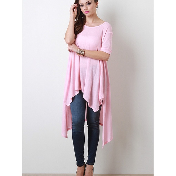 LOWEST 💜 "Angel" High Low Asymmetric Top - Picture 4 of 4