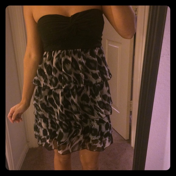 Leopard print dress