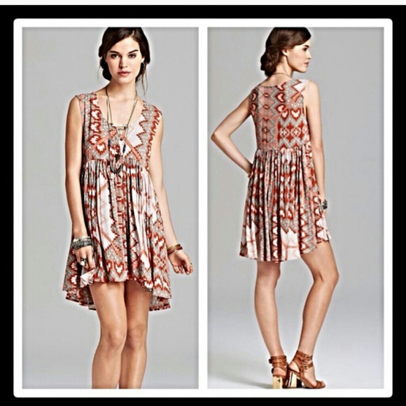 Nwot's Free people printed dress