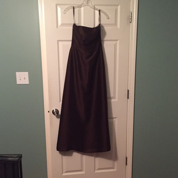 Size 2 chocolate brown Ann Taylor evening dress