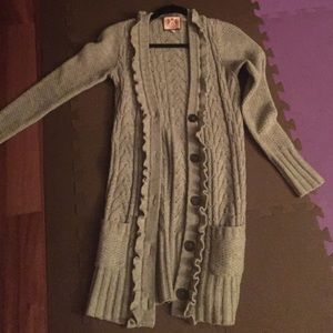 Grey long sweater- goes with everything!