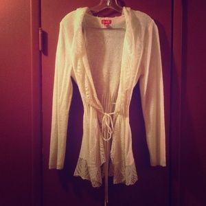 Thin off white sweater wrap - Size XL