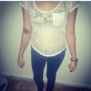 See through , throw over shirt