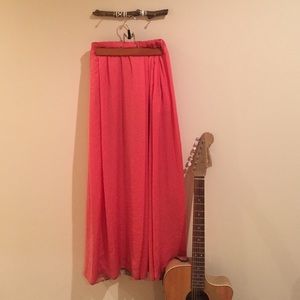 Zara maxi; coral