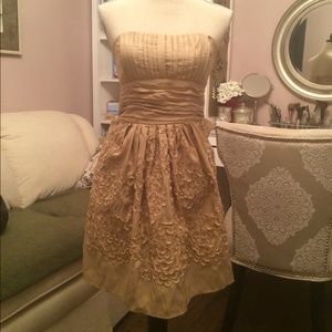 Strapless Ivory Party Dress