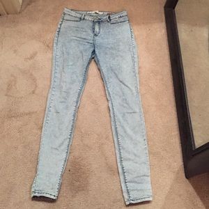 Zara Jeans Trafaluc Acid Wash Skinny Jeggings