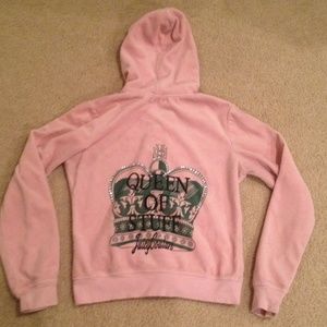 Velour juicy couture hoodie sweatshirt medium