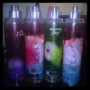 4 bath and bodyworks perfumes.