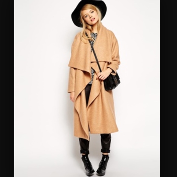 Asos oversize draped coat