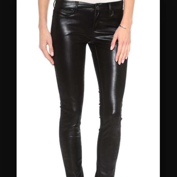 Suede pants