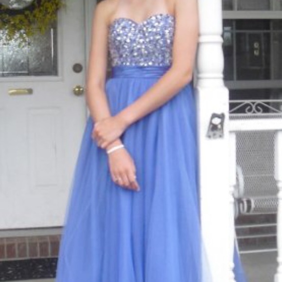 Purple prom dress