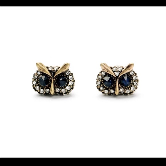 Betsy Johnson Owl earrings😍