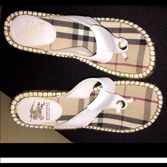 Burberry Shoes - Burberry wedge sandals
