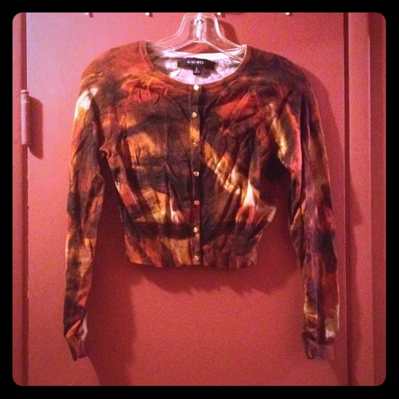 Nine West Crop Sweater Top - Size S