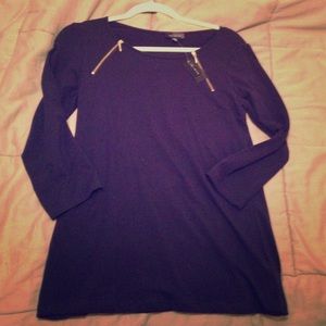The Limited Navy Blue Top NWT