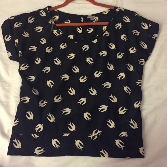Navy blue blouse