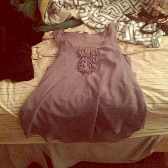 Grey dress top