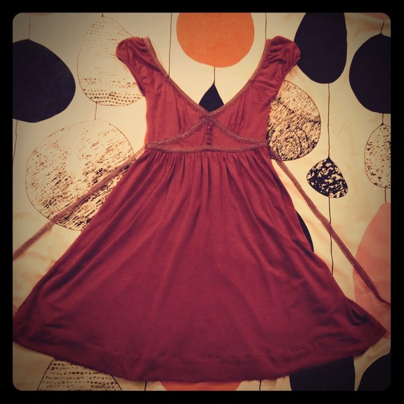 Free people dress with side zipper