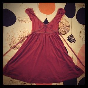 Free people dress with side zipper