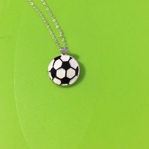 Soccer necklace