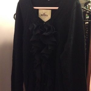 Hollister Ruffle Cardigan