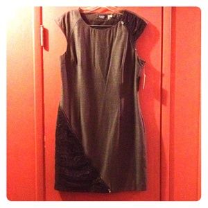 New Guess dress - with tags - size 12 grey/black