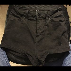 UO Black High Waisted Shorts