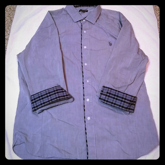 Men's U.S. Polo Dress Button Down Shirt