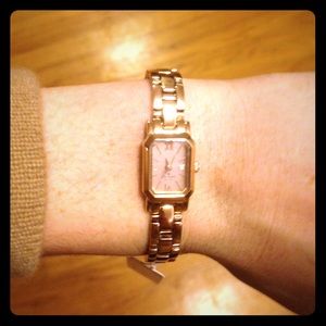 Brand New Kate Spade Rose Gold Tiny Hudson Watch