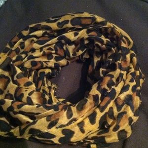Charming Charlie's Animal Print Infinity Scarf