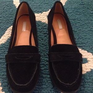 Cooperative Sloane Black Suede Loafer Shoes (UO)