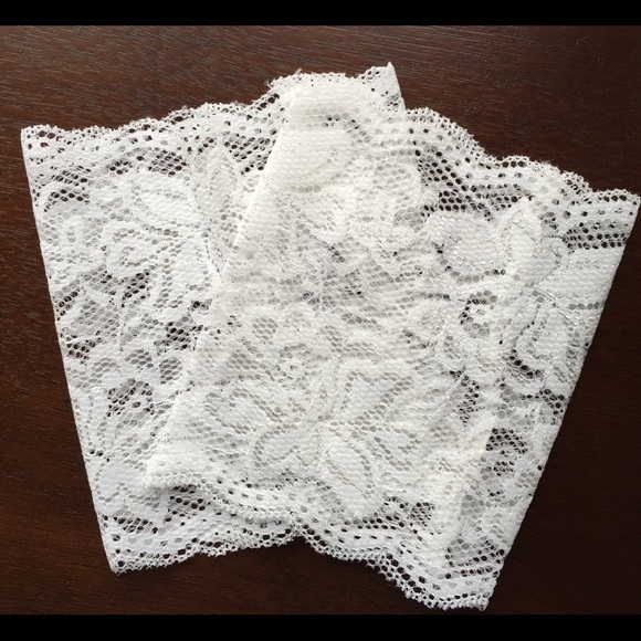 Lace boot cuff, 2 pairs