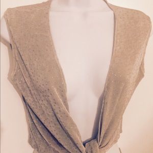 New 2 pcs wide leg crop top party outfit