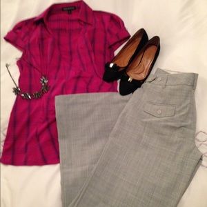 Express Editor Pant - Light Grey - Size 2