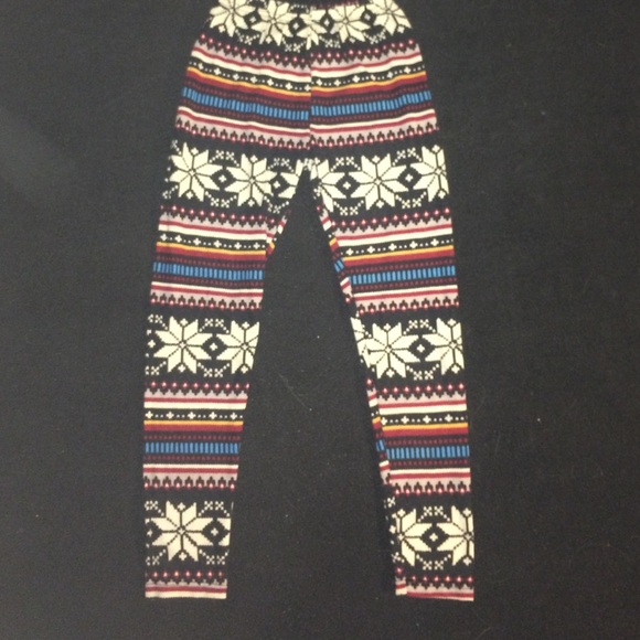 Reindeer leggings💥 comfy & fuzzy