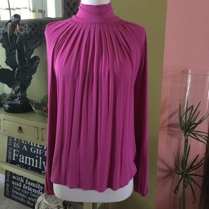 Michael Kors long sleeved pink blouse