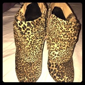 Cheetah print high heels