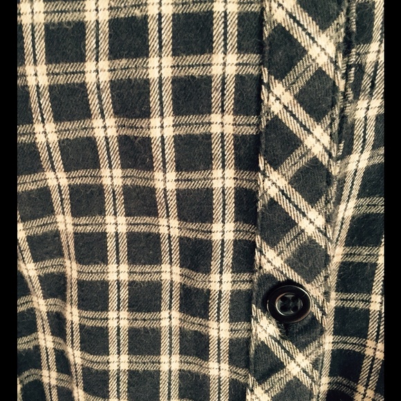 BDG Flannel Shirtdress - Picture 2 of 3