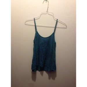 XS Basil & Lola Turquoise Tank Top