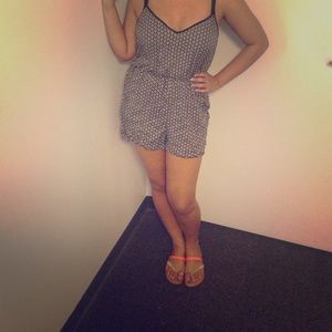 Black and White H&M Romper