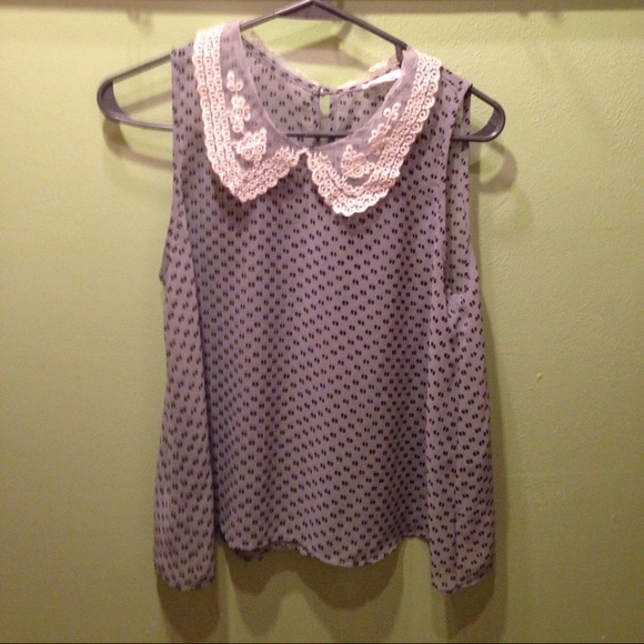 Collar tank top