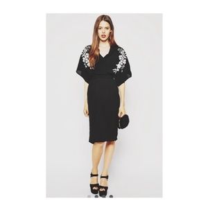 Asos embroidered kimono dress 10