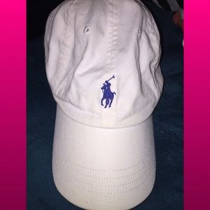 Polo Sport Cap White & Blue