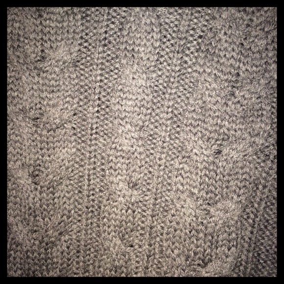 Gray Turtleneck Sweater Dress - Picture 4 of 5