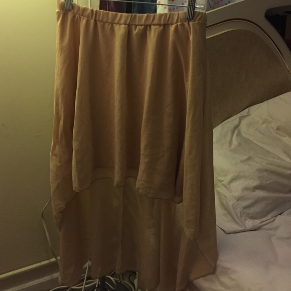 Beige skirt